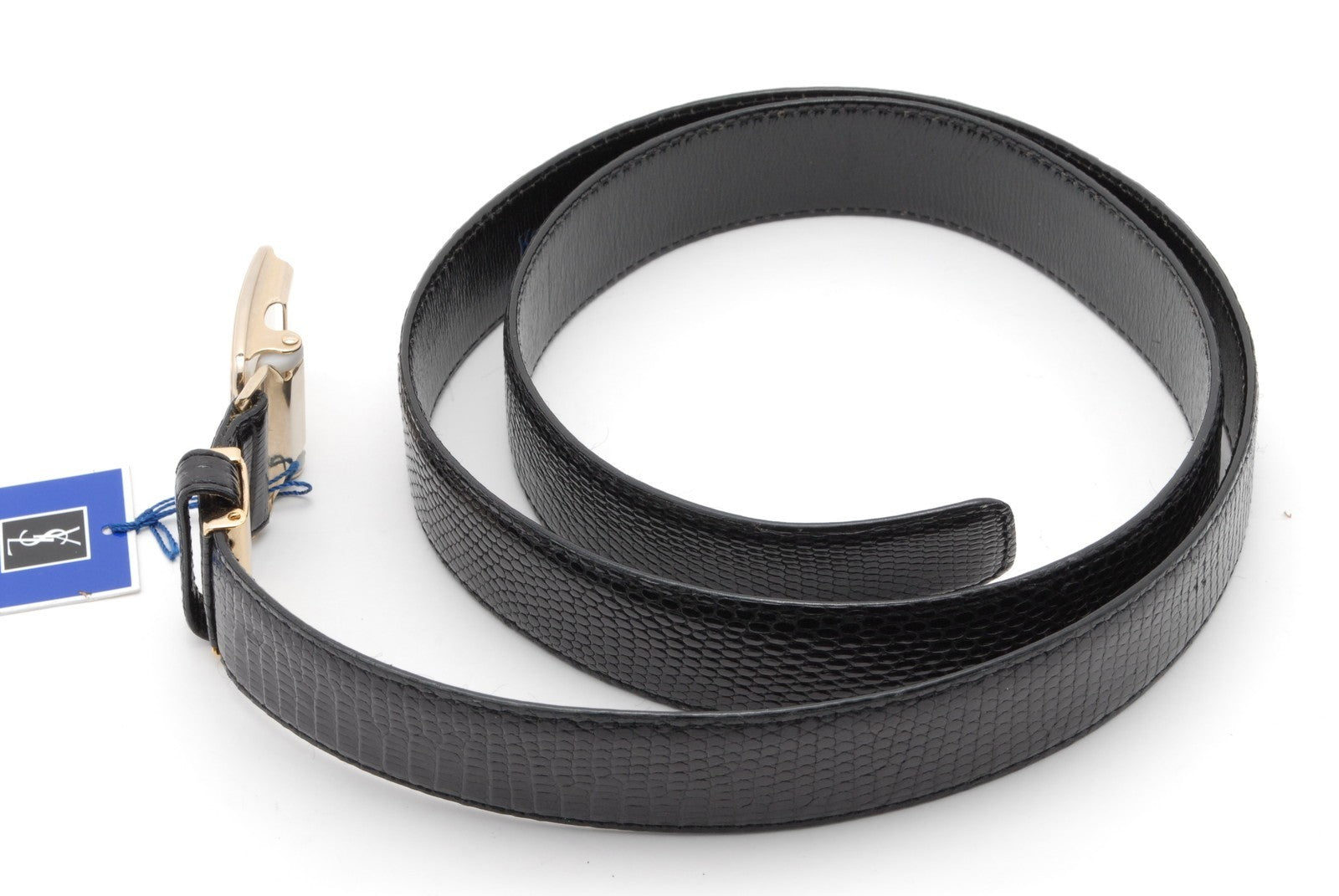 Saint Laurent Vintage YSL Belt - Black, Leather