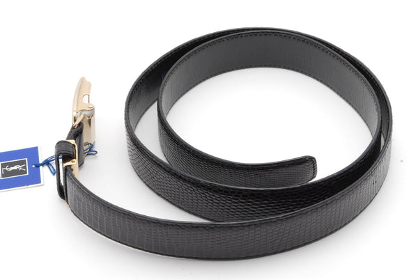 Saint Laurent Vintage YSL Belt - Black, Leather
