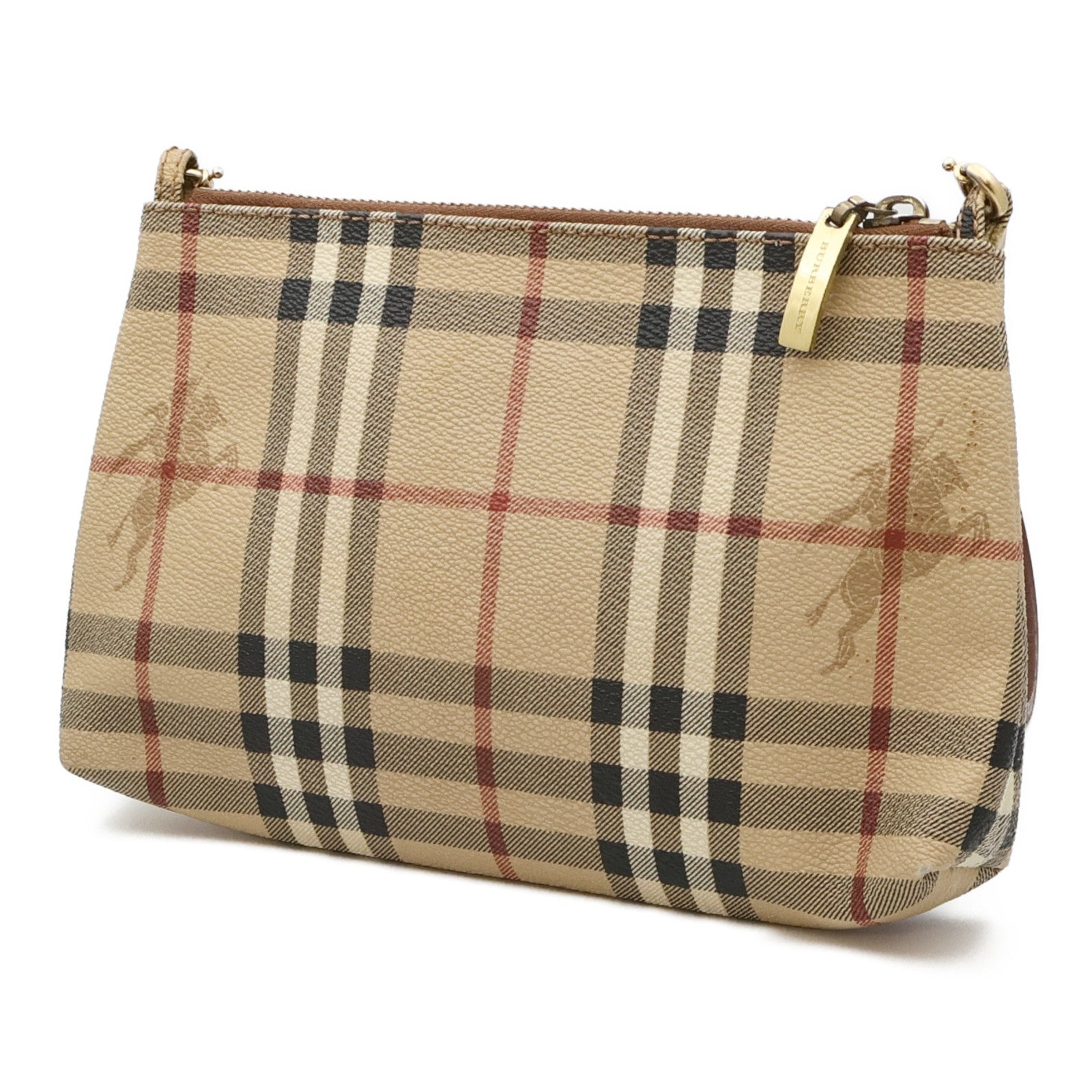 Burberry GHW Shoulder Bag - Beige, Coated Canvas
