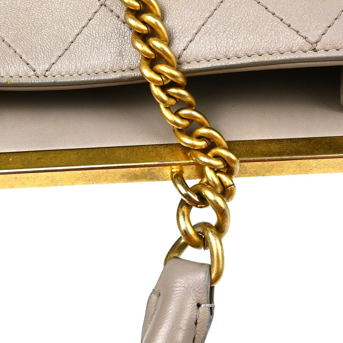 Chanel 2way Handbag - Gray, Calfskin