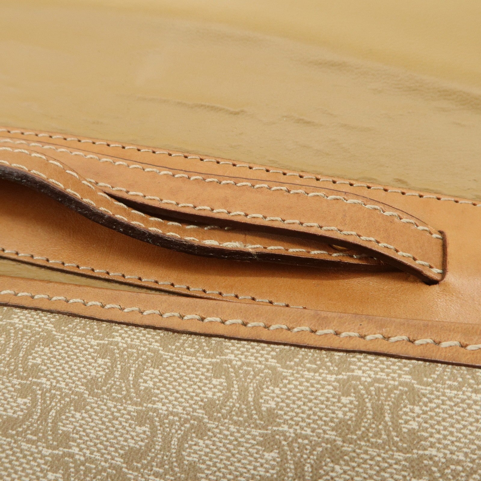 Celine Macadam 2Way Shoulder Bag - Beige, Leather