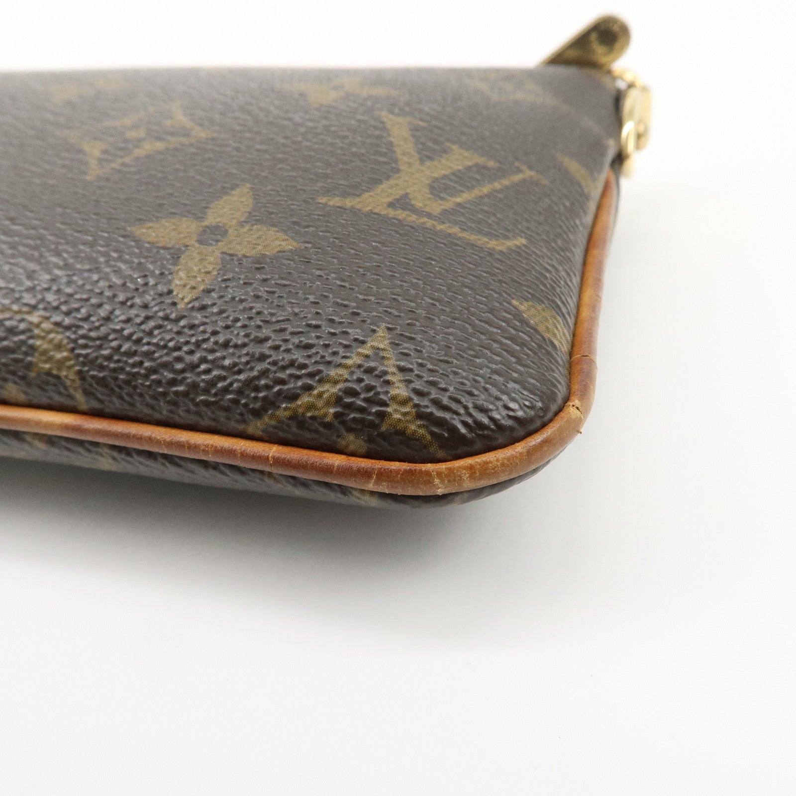 Louis Vuitton Pochette Hand Bag Pouch - Brown, Canvas