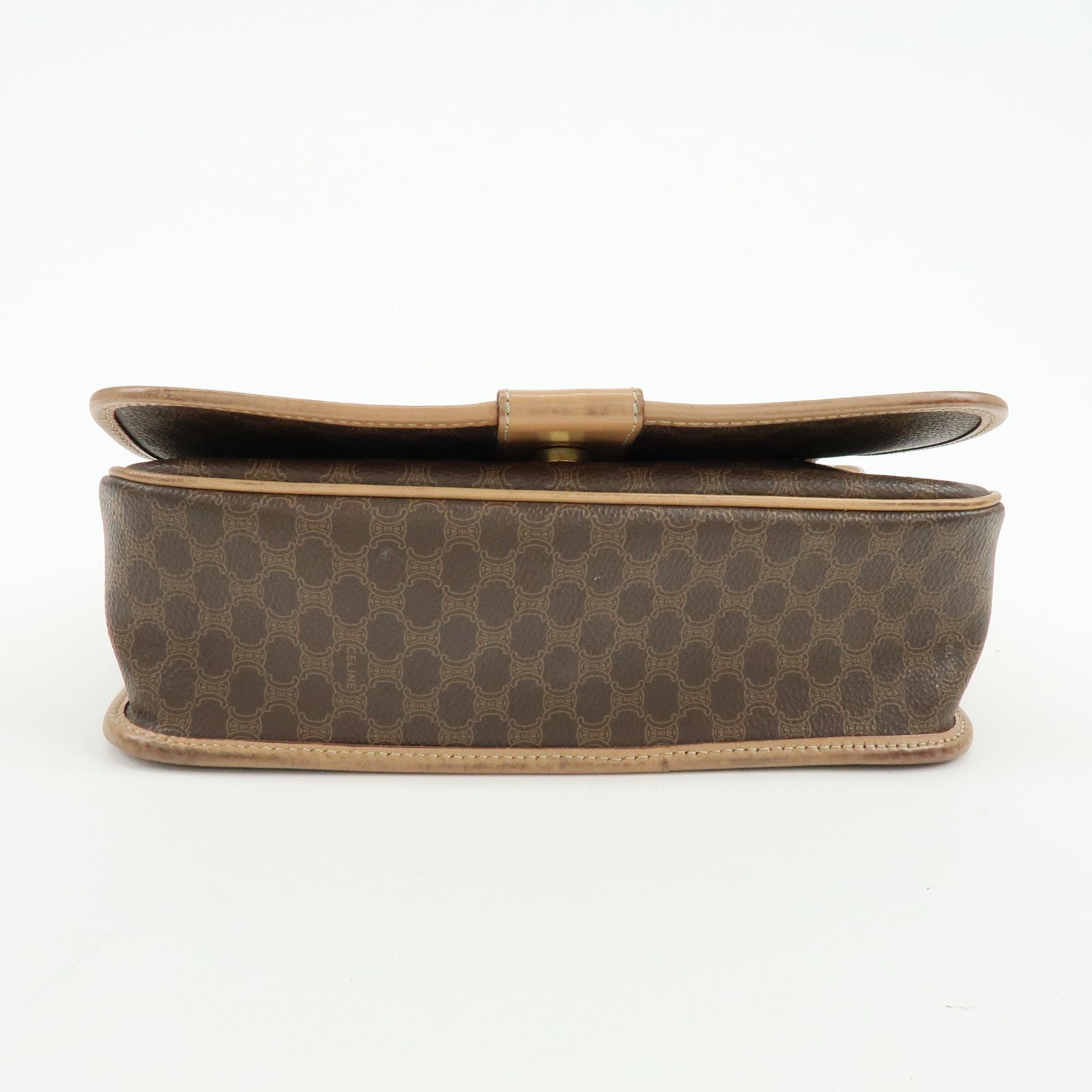 Celine Macadam Shoulder Bag - Brown, PVC Leather