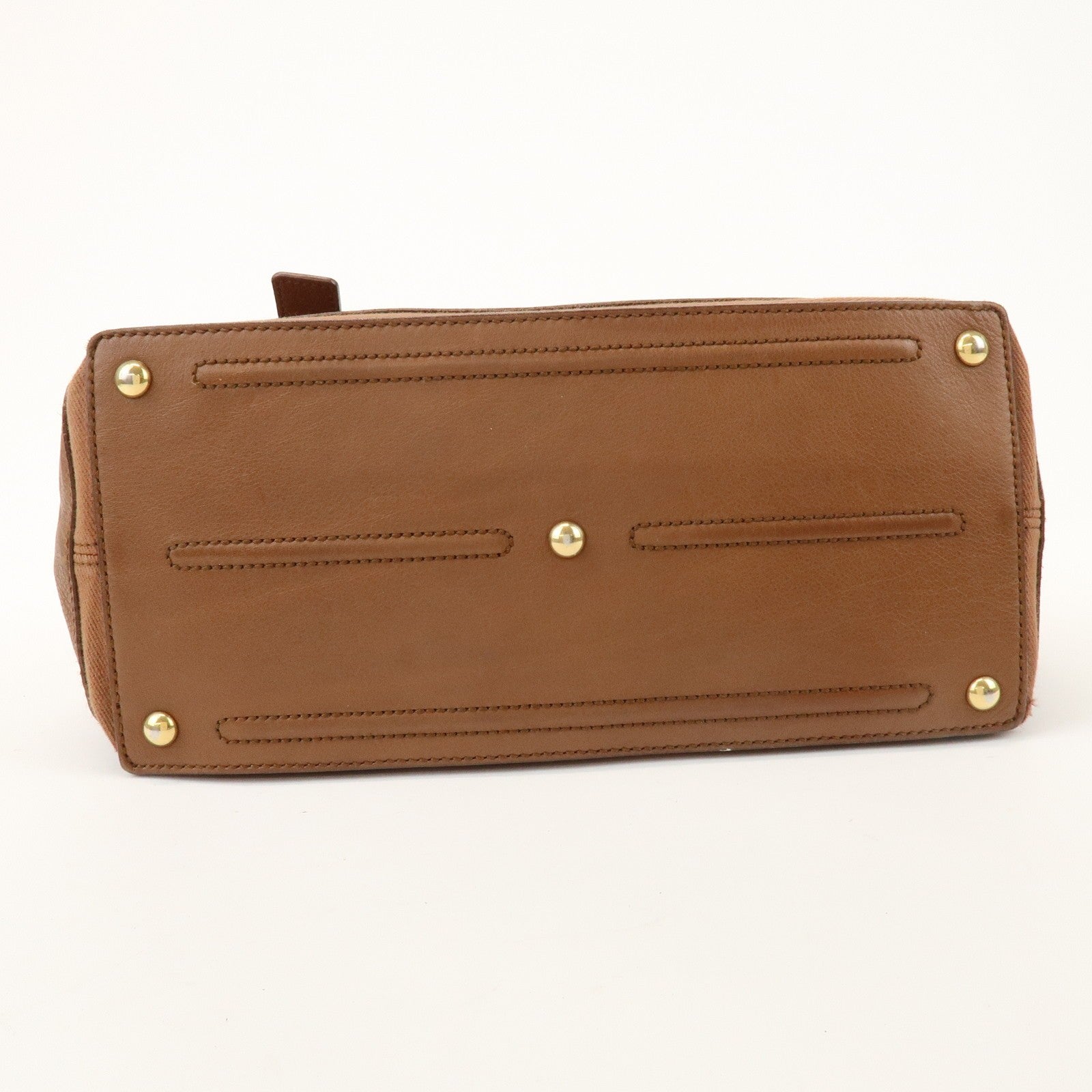 Saint Laurent Muse Two Hand Bag - Brown, Leather Canvas