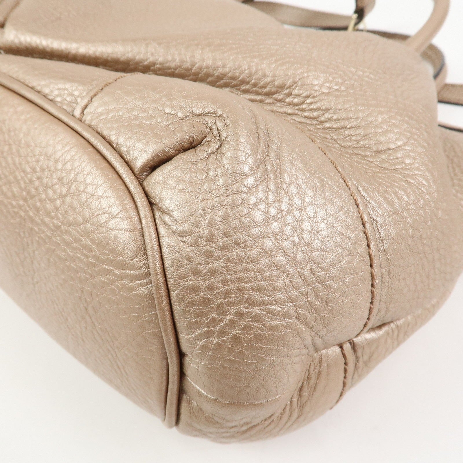 GUCCI Sukey Interlocking G Leather 2Way Bag Shoulder Bag