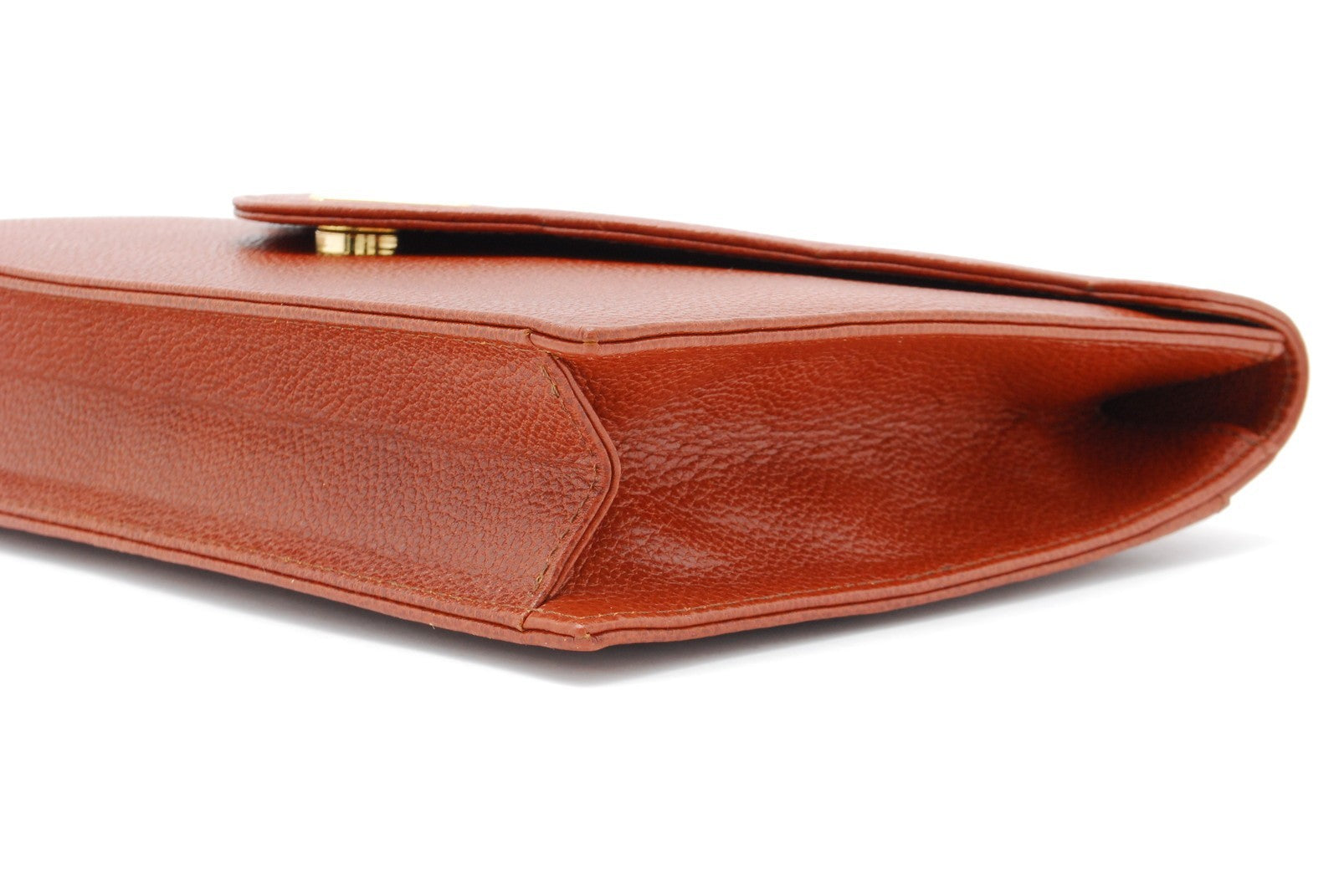 Saint Laurent Vintage Clutch - Brown, Leather 
