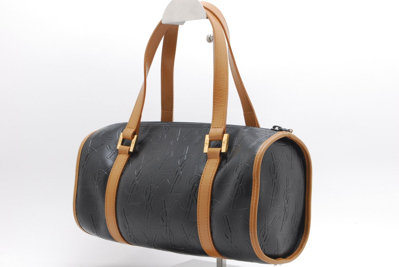 Saint Laurent Yves Shoulder Bag - Black Brown, PVC Leather