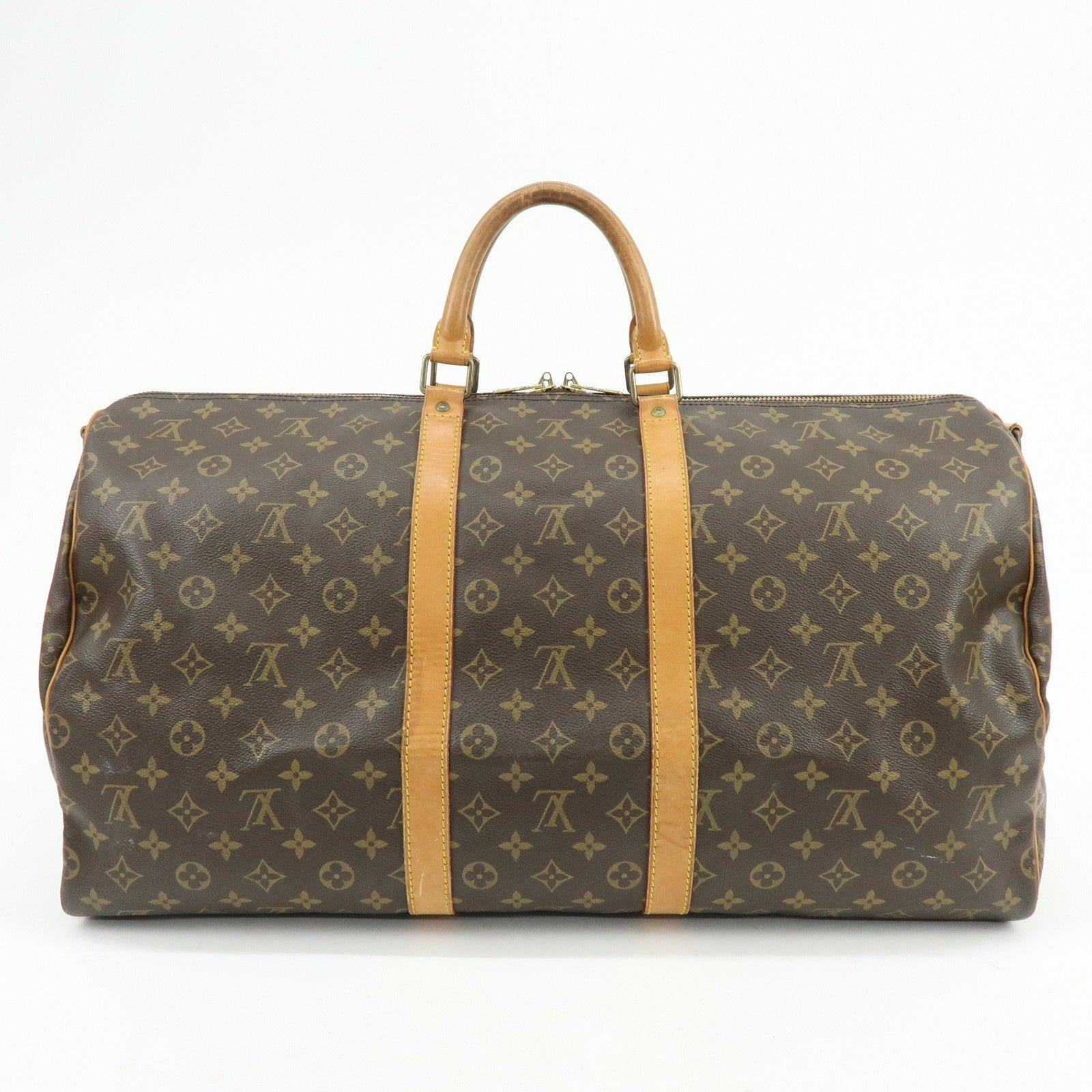 Louis Vuitton Keepall 55 Boston Bag - Monogram, Leather