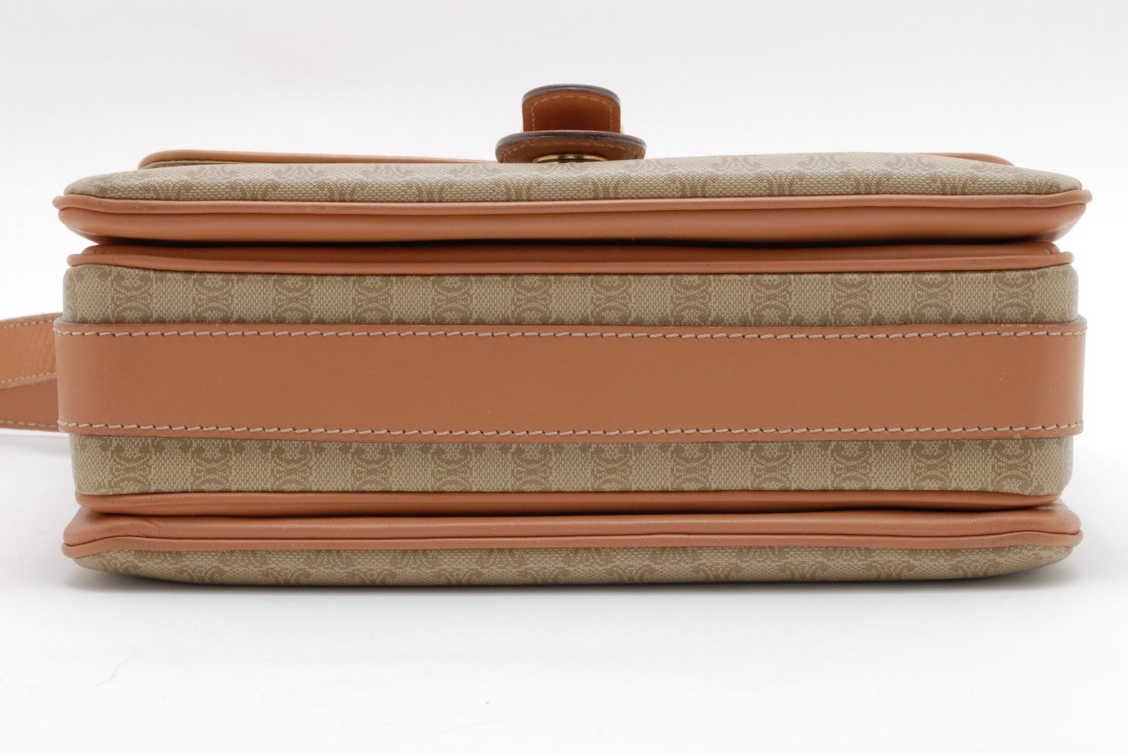 Celine Macadam Shoulder Bag - Beige, PVC Leather