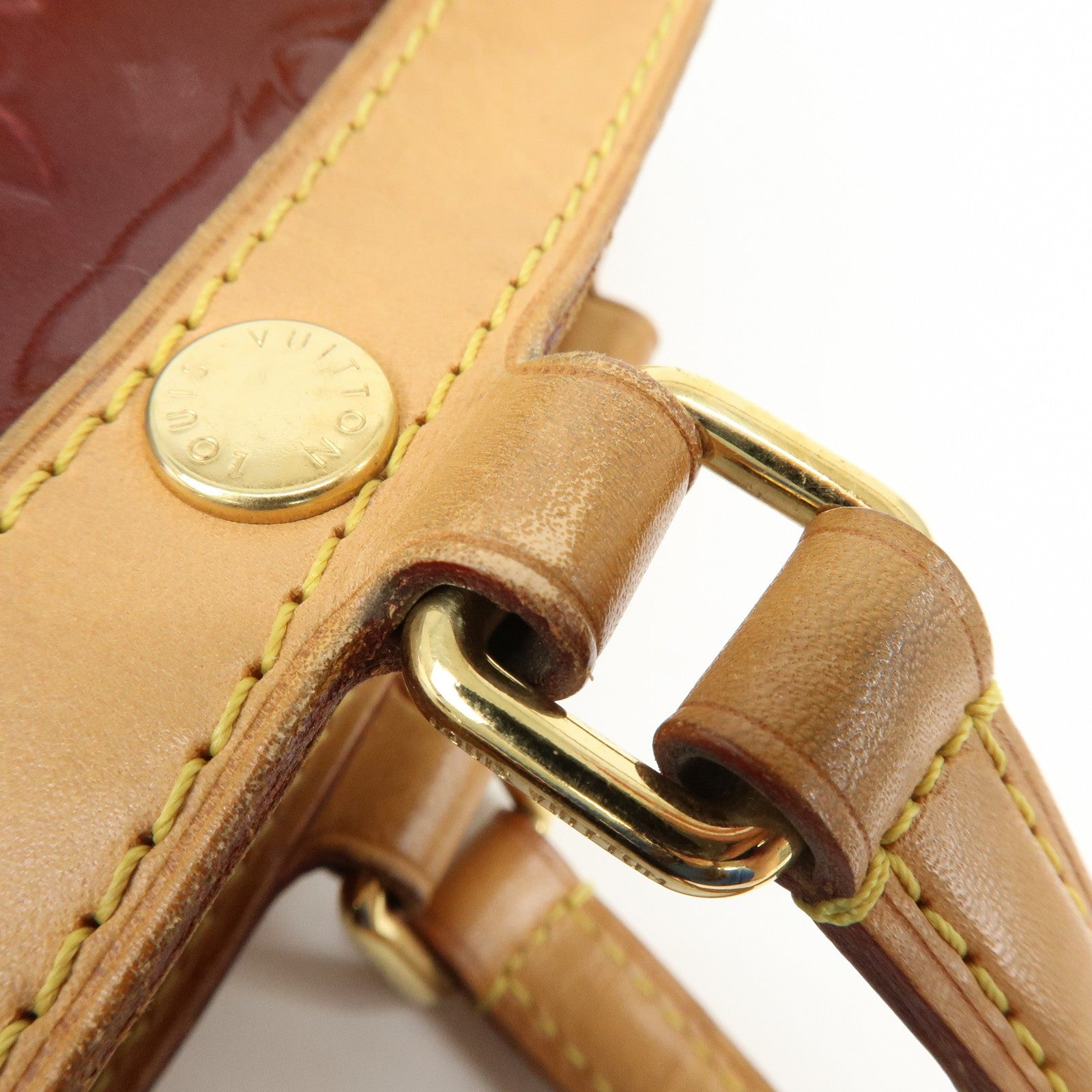 Louis Vuitton M91690 2Way Shoulder Bag - Rouge Fauve, Vernis Leather