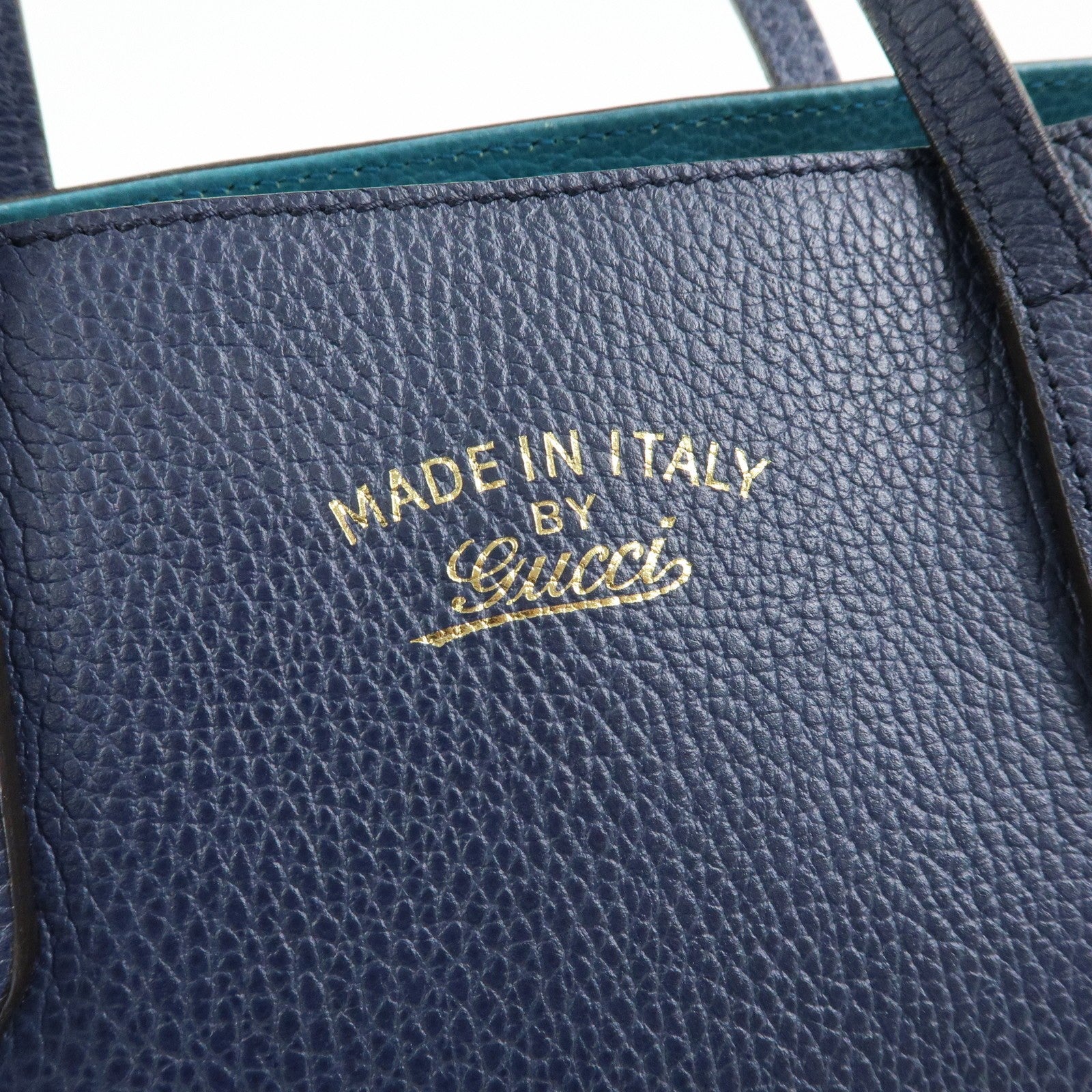 Gucci Tote Bag - Navy, Leather