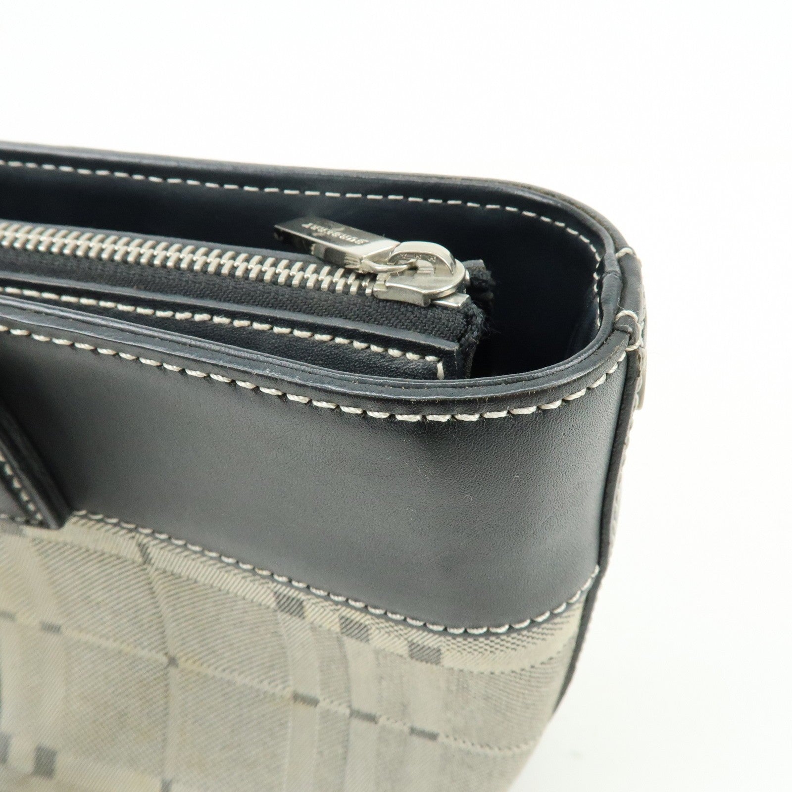 Burberry Hand Bag Tote Bag - Black, Canvas Leather