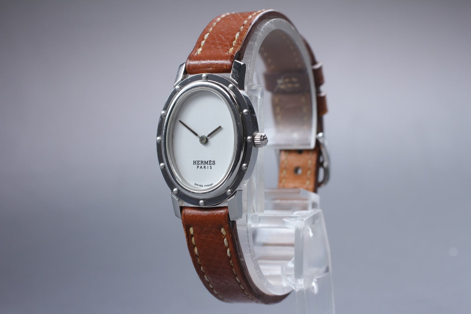 Hermès CO1.210 Watch - Silver, Stainless Steel