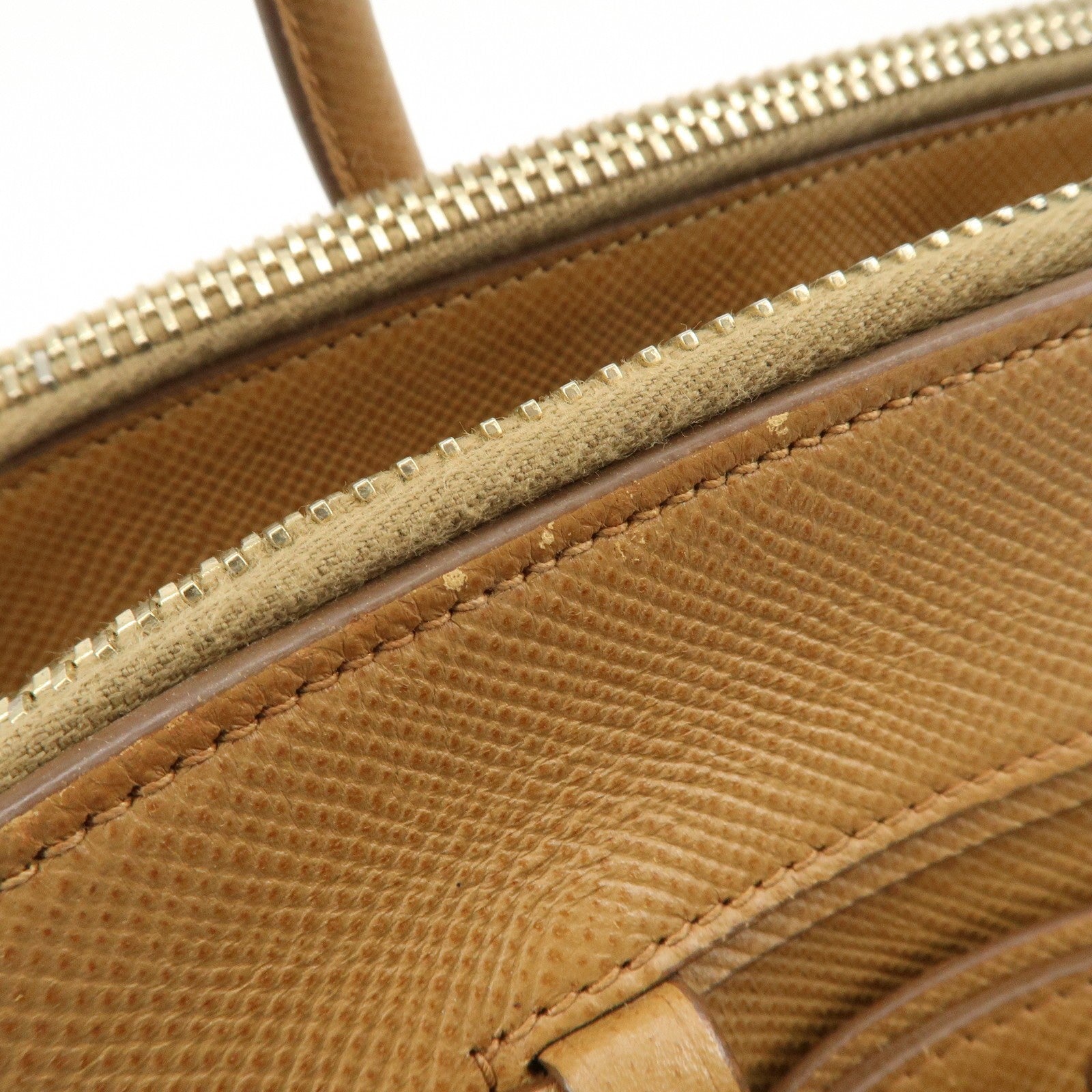 Prada Hand Bag - Light Brown, Leather