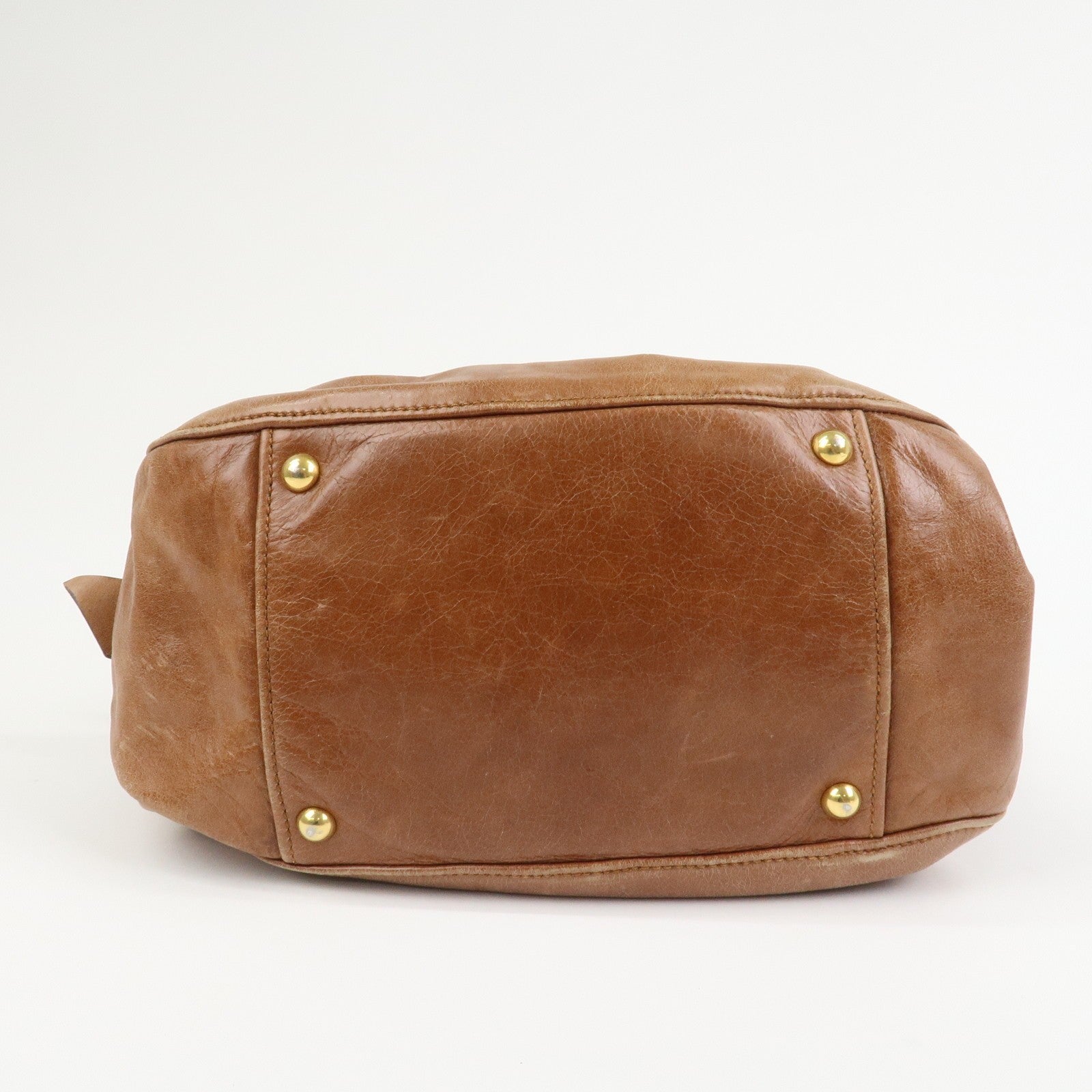 Miu Miu Hand Bag - Brown, Leather