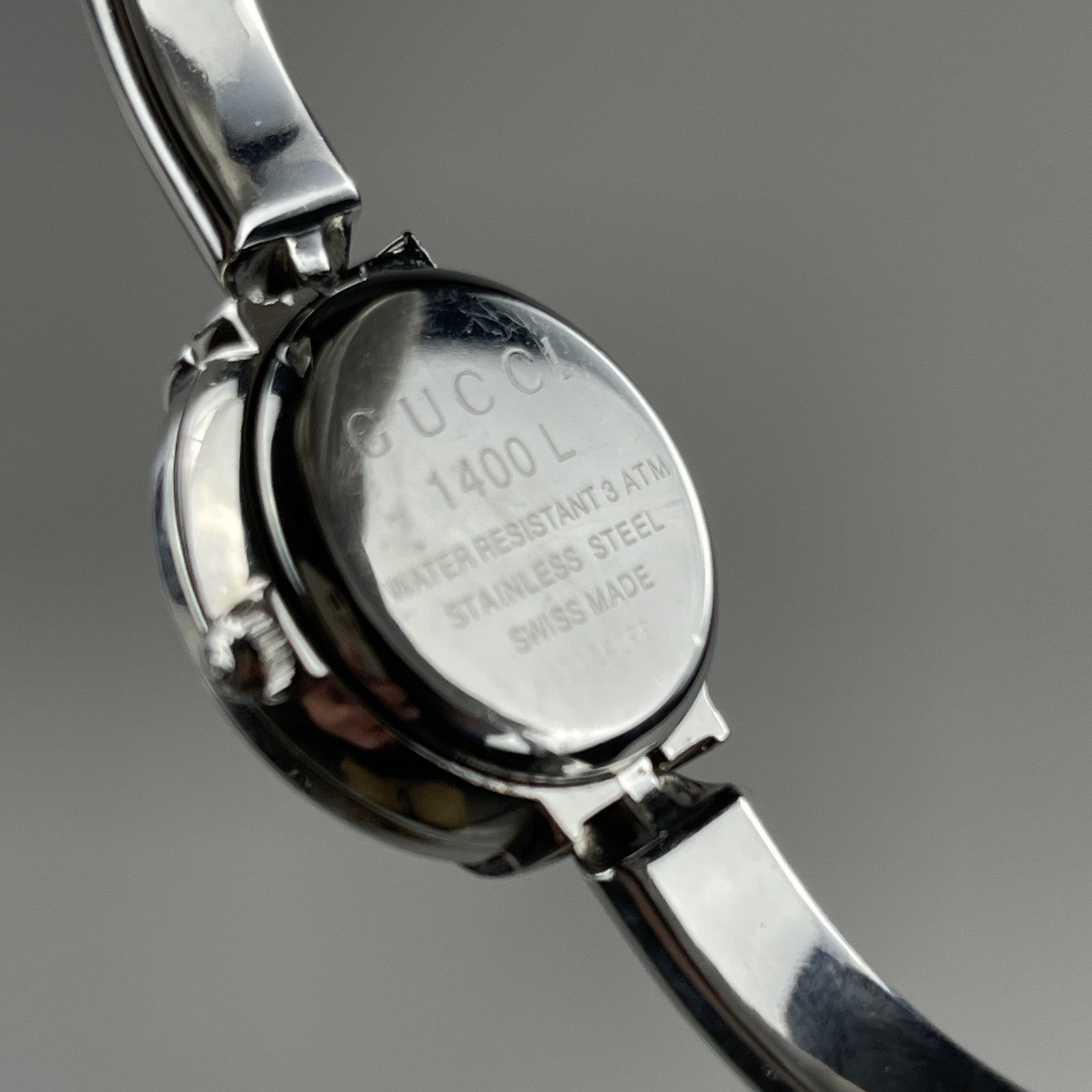 Gucci 1400L Wristwatch - Black, Stainless Steel