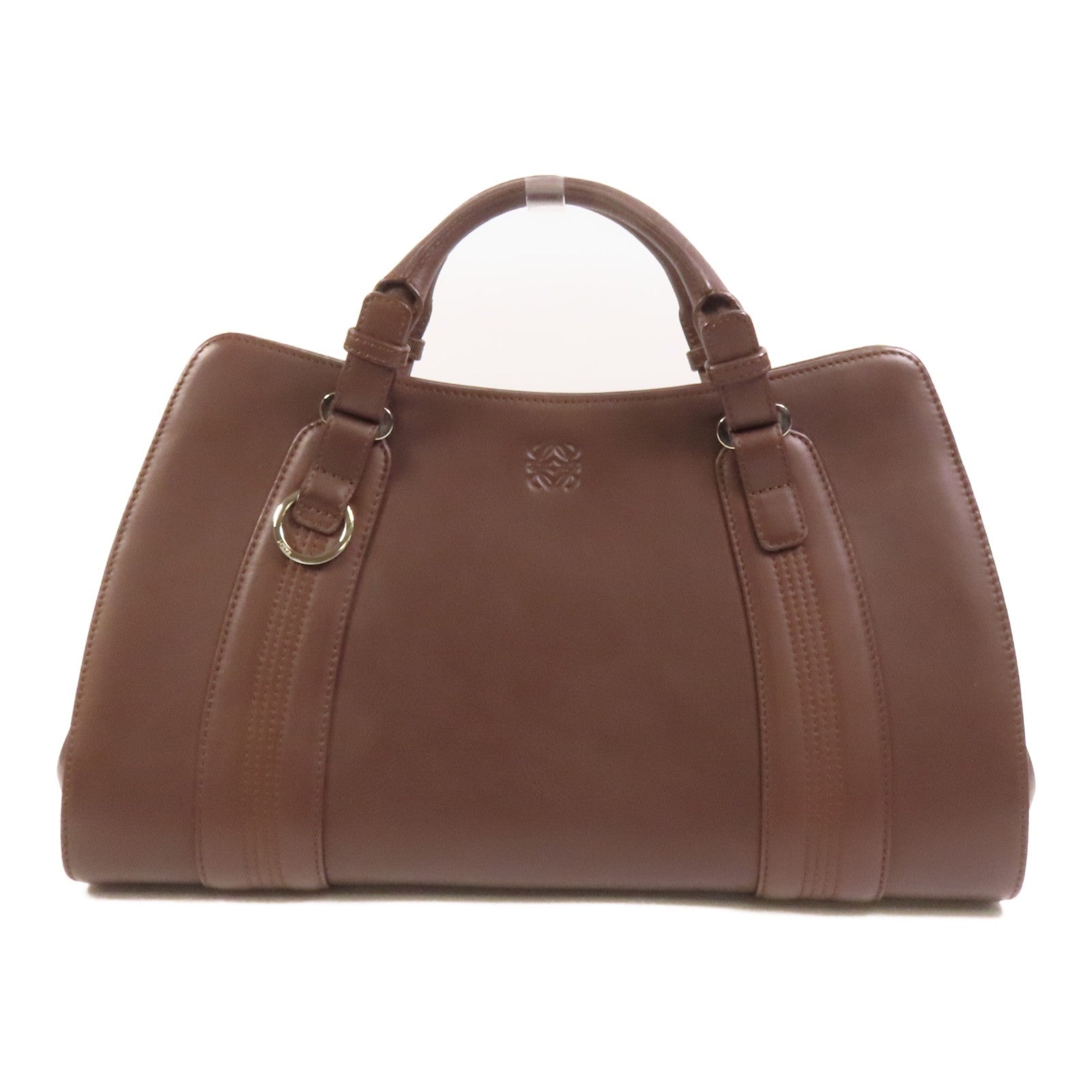 Loewe SHW Handbag - Brown, Calfskin Leather