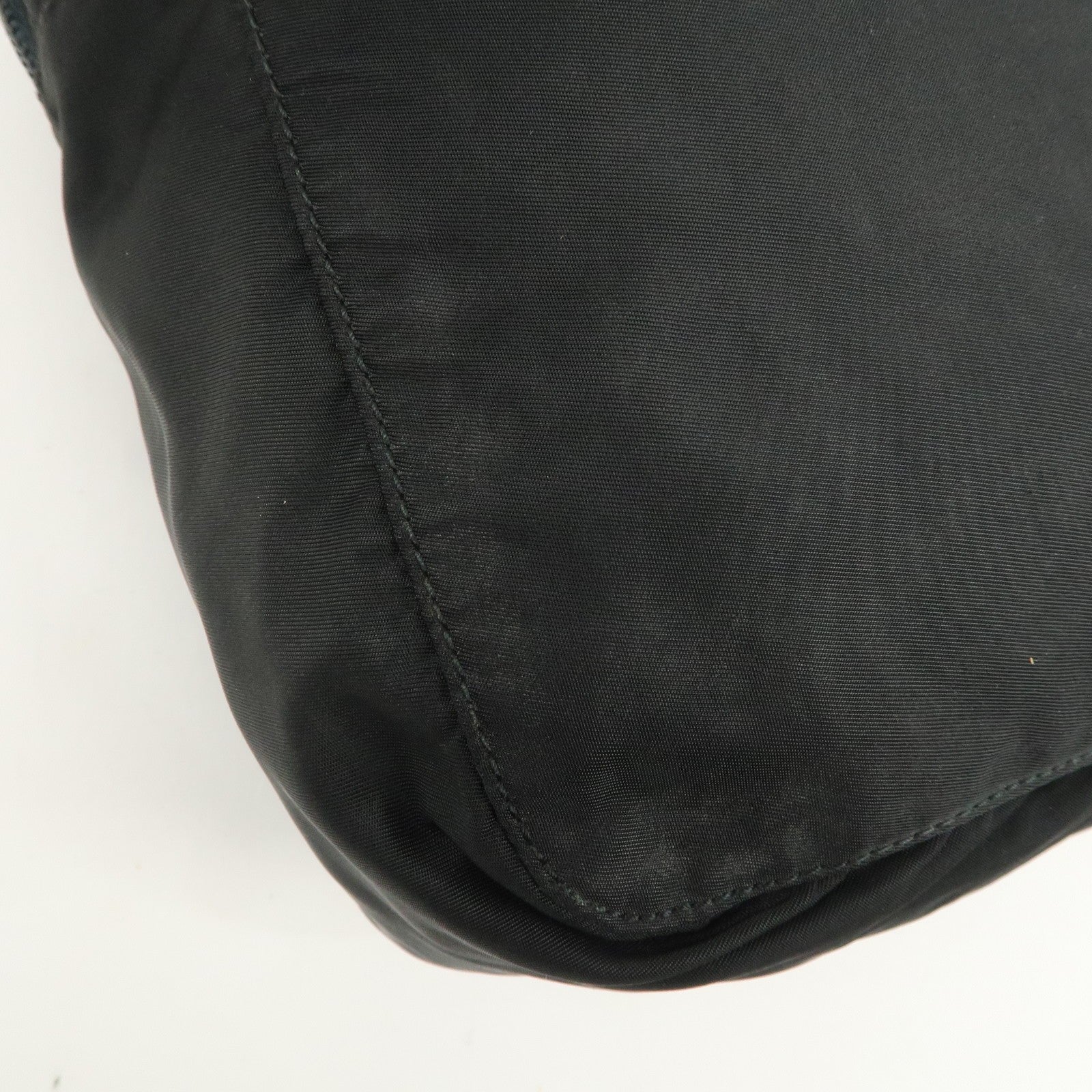 Prada Triangle Logo Tote Bag - Black, Nylon 