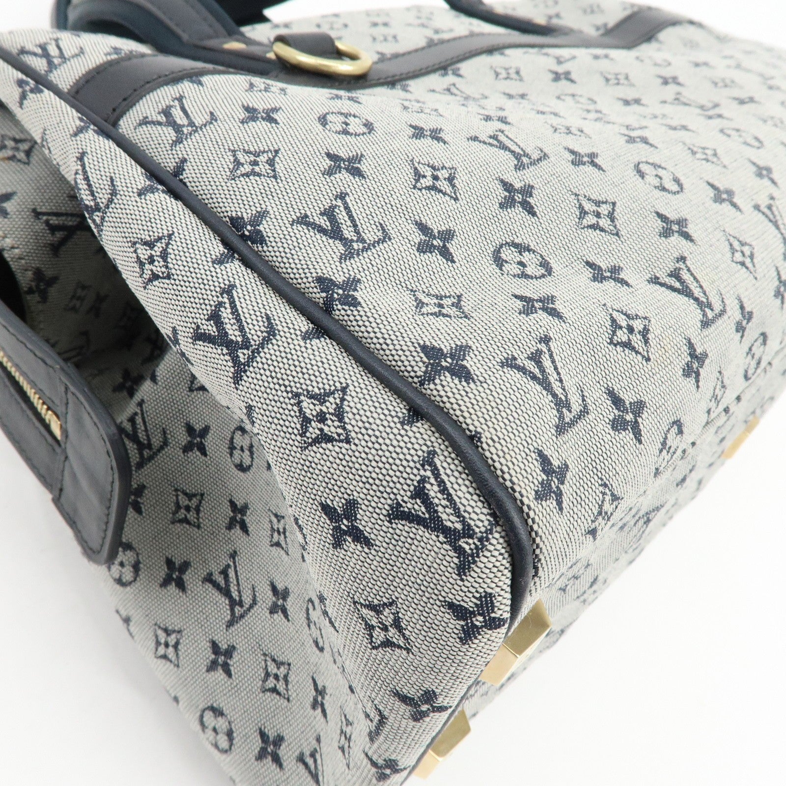 LOUIS VUITTON Monogram Mini Lin Navy Josephine GM