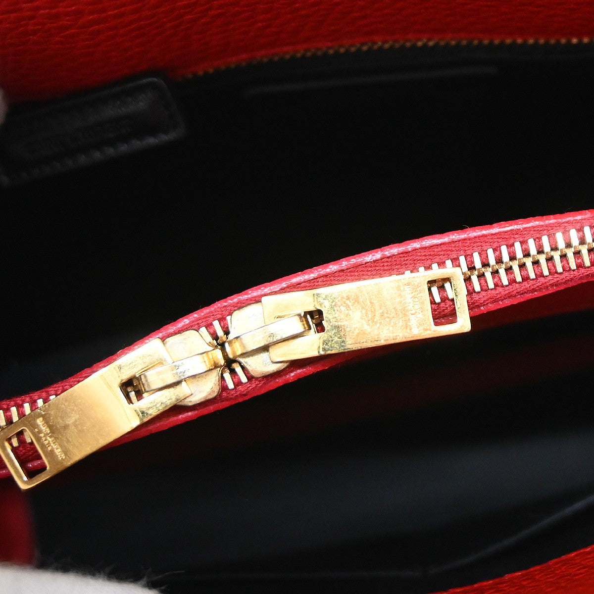 Saint Laurent Sac de Jour 2way Handbag - Red, Leather