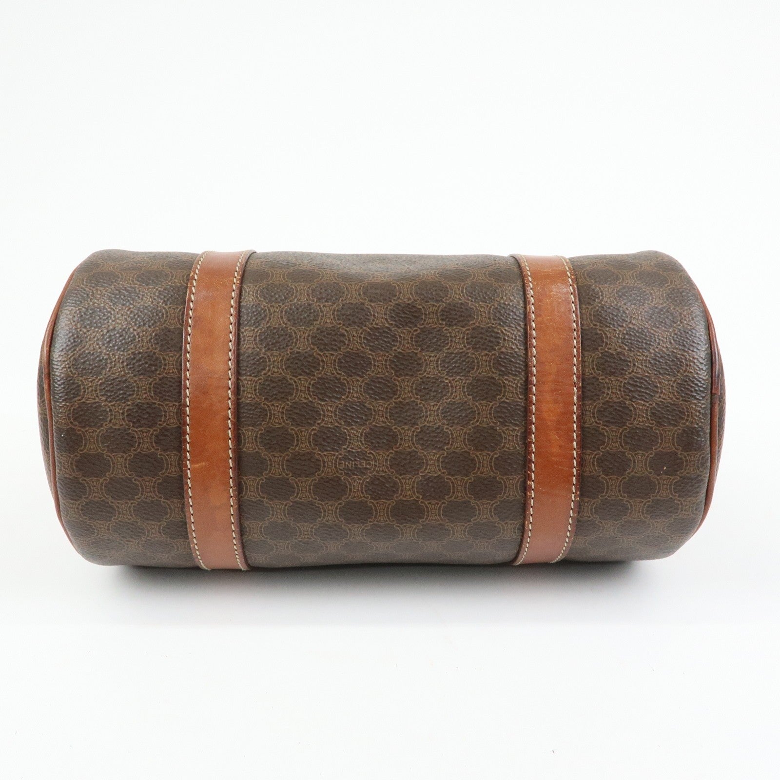 Celine Macadam Shoulder Bag - Brown, PVC Coated Canvas 