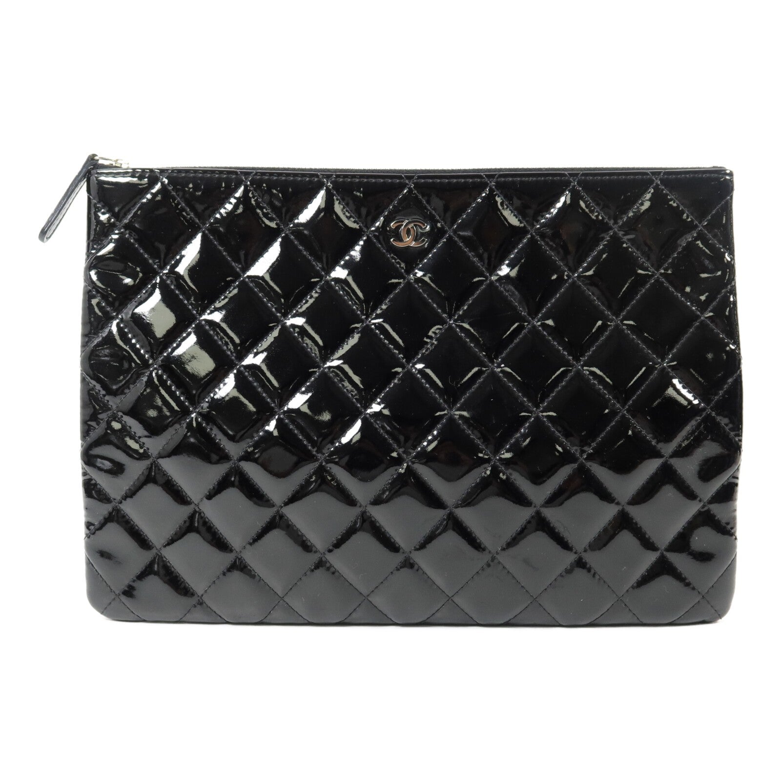 CHANEL CC SHW Clutch Second Bag - Black, Calfskin