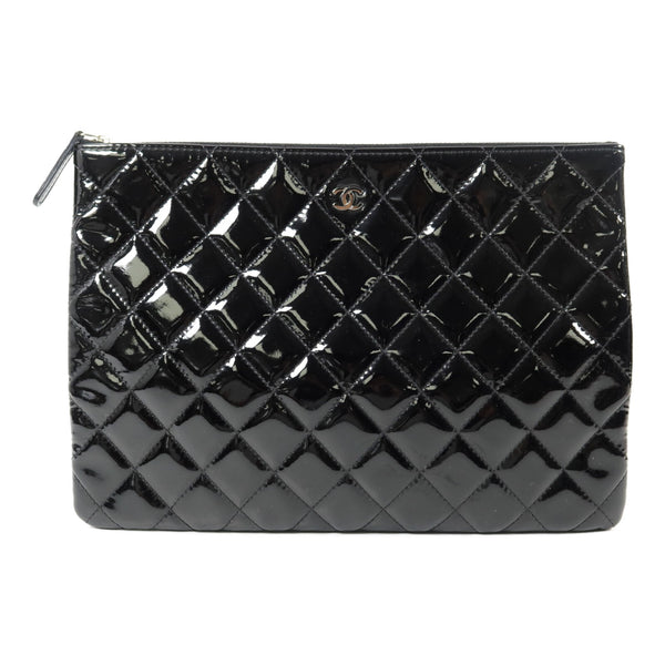 CHANEL CC SHW Clutch Second Bag - Black, Calfskin