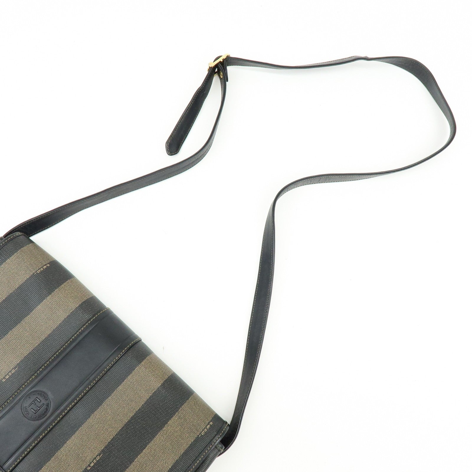 Fendi Shoulder Bag - Black, Brown, PVC Leather