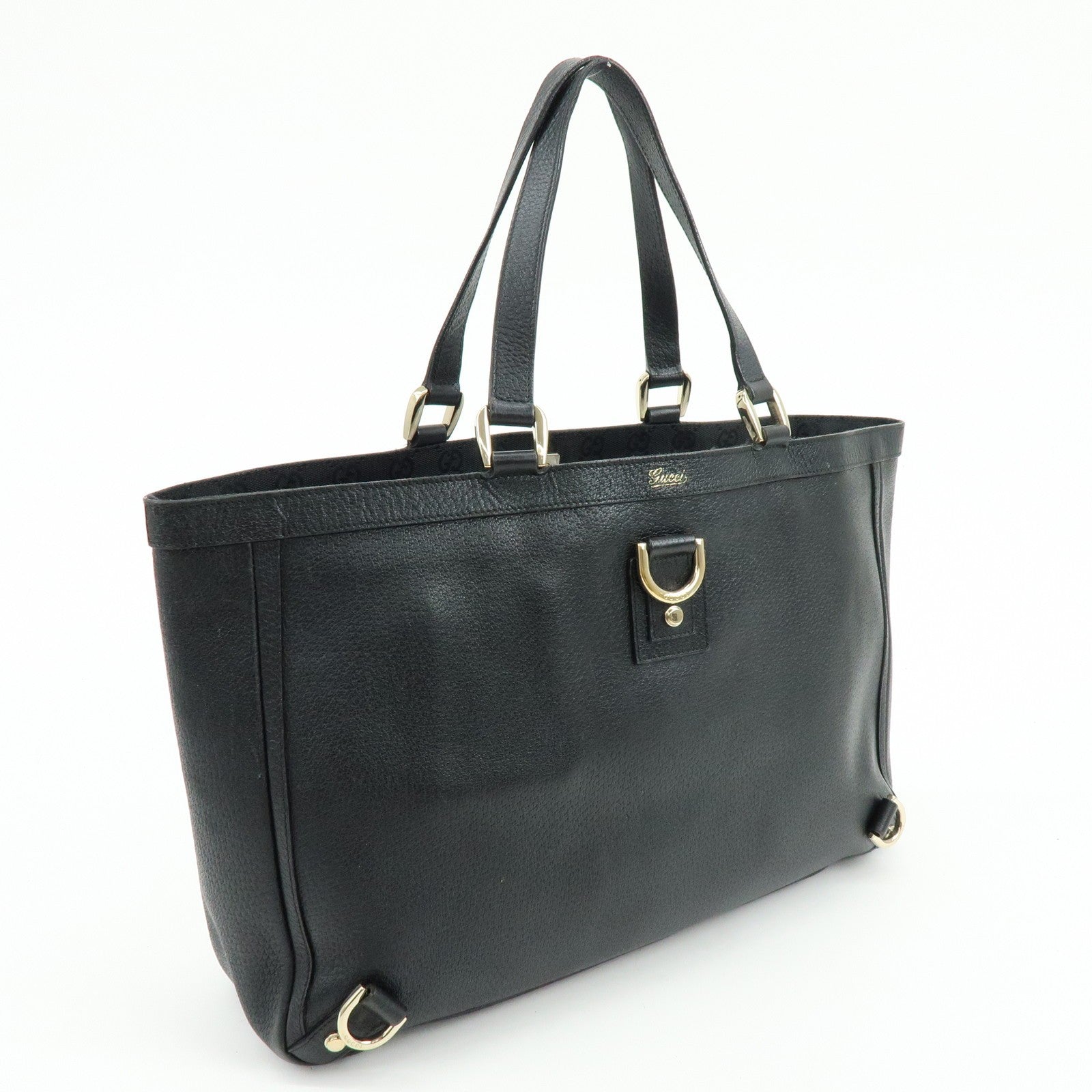 Gucci Abbey Tote Bag - Black, Leather