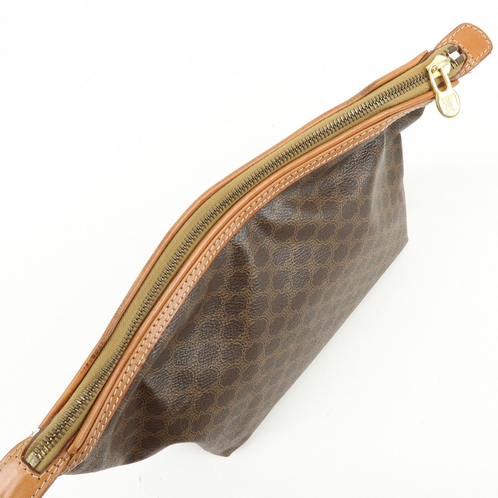 Celine Pouch Accessory Pouch - Brown, PVC Leather