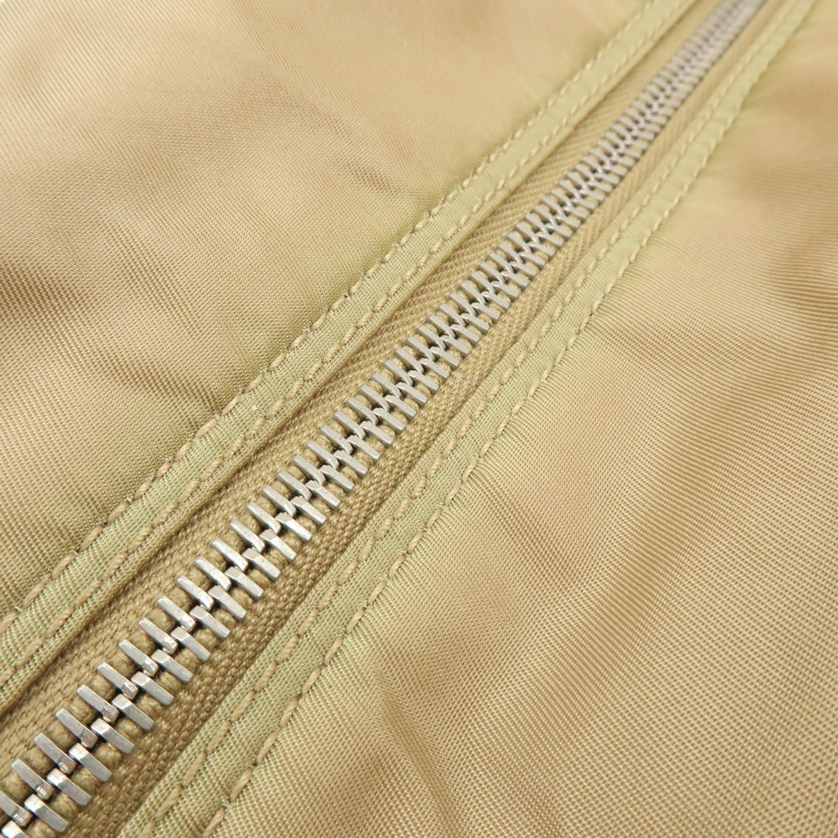 Prada Shoulder Bag - Beige, Nylon and Leather
