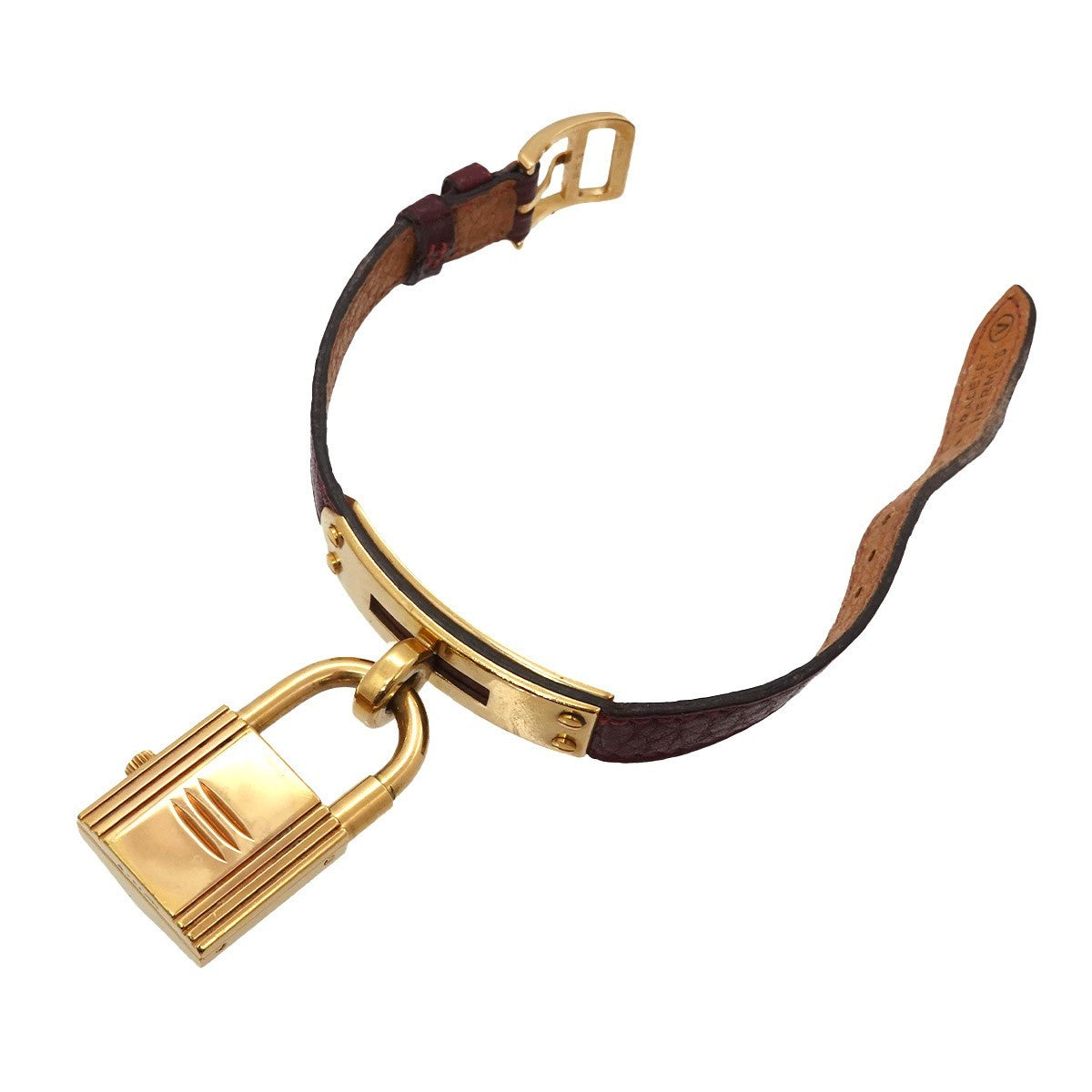 Hermès Kelly Wristwatch - Bordeaux, Stainless Steel/Leather