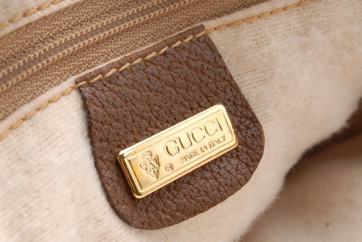 Gucci GG Shoulder Bag - Beige Brown, PVC Leather