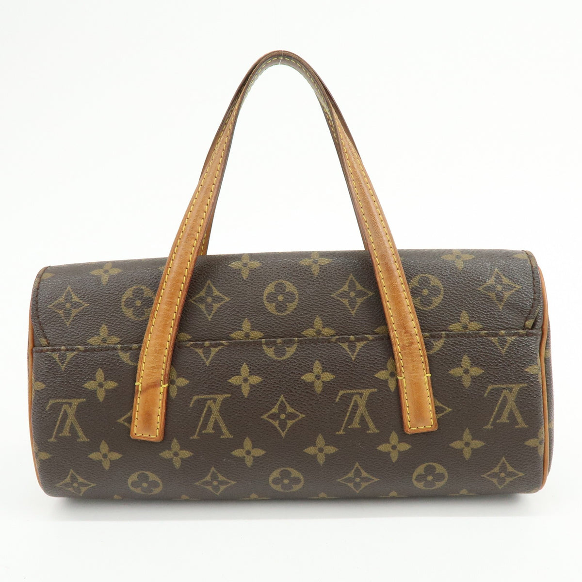 Louis Vuitton Monogram Canvas Sonatine Hand Bag Brown