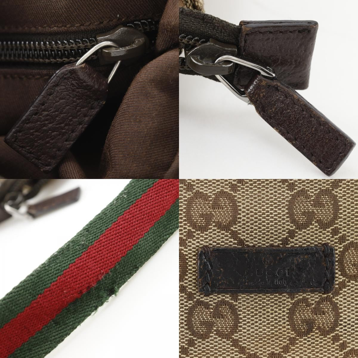 Gucci Sherry Line Shoulder Bag - Brown, GG Canvas