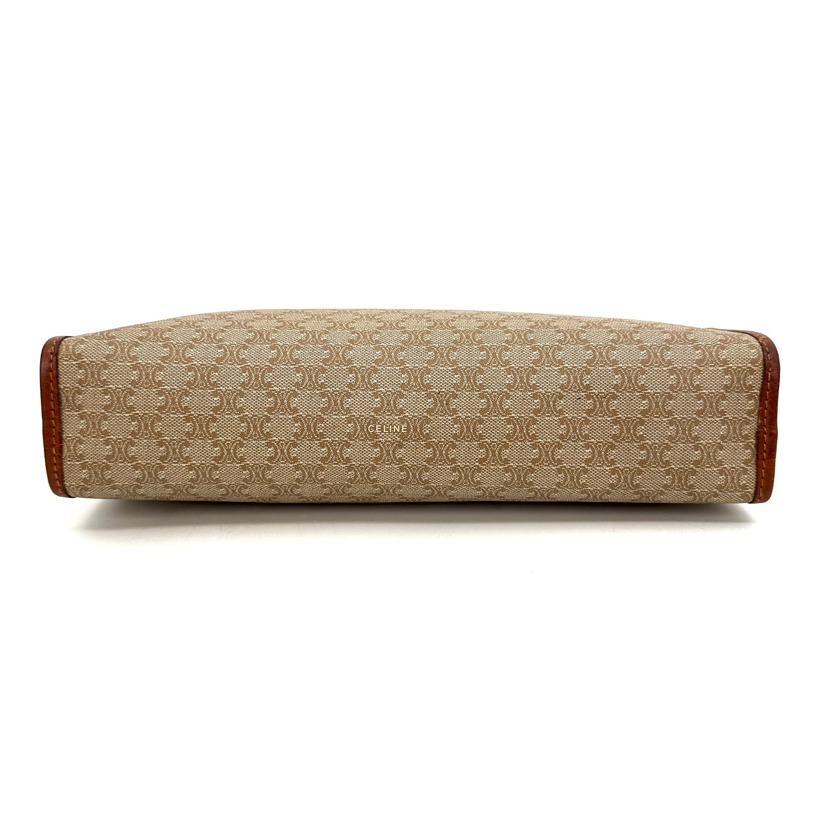 Celine C Clutch Bag - Brown, Leather