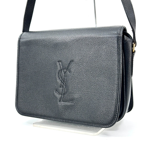 Saint Laurent Yves Shoulder Bag - Black, Leather 