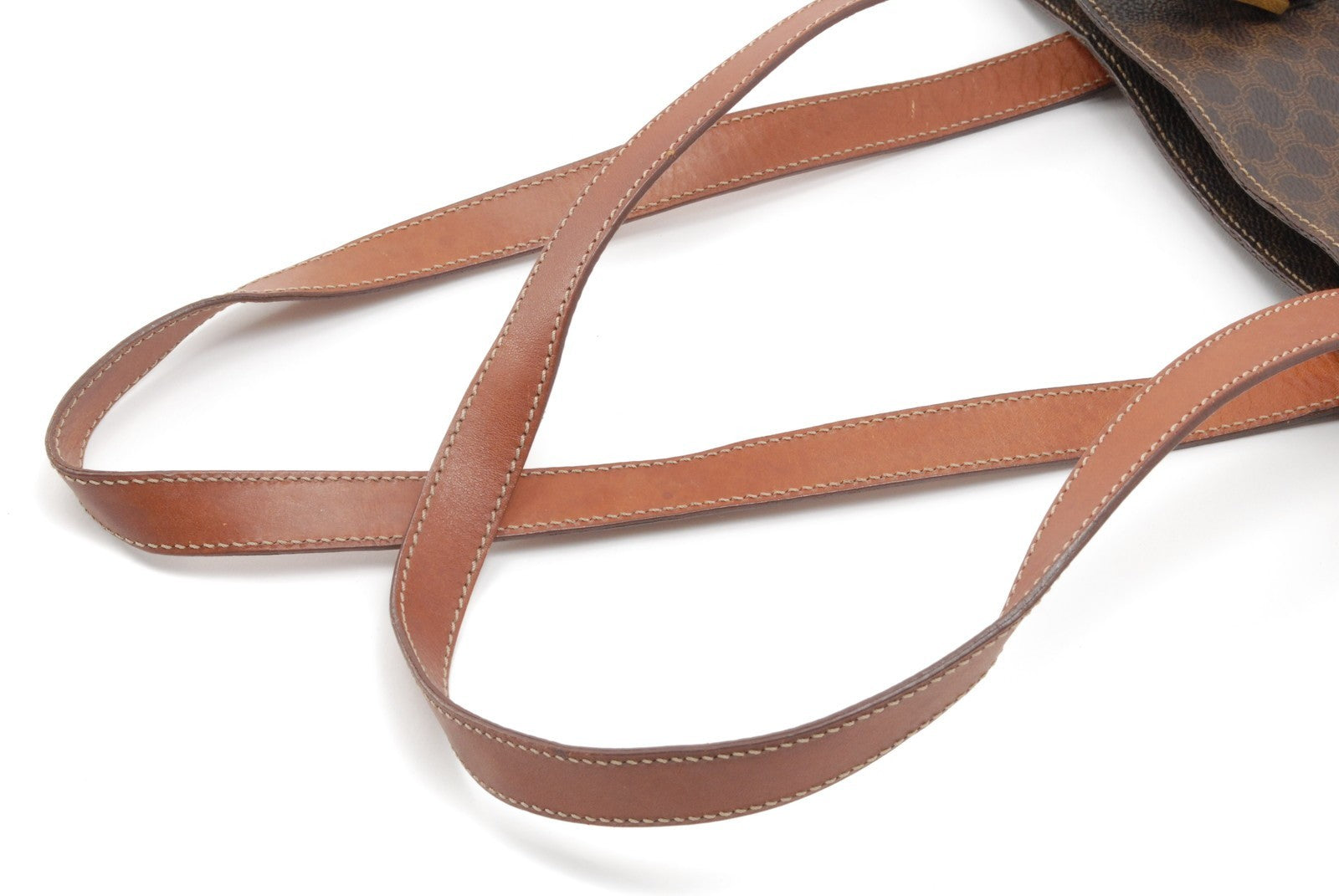 Celine Macadam Tote Bag - Brown, PVC Coated Canvas