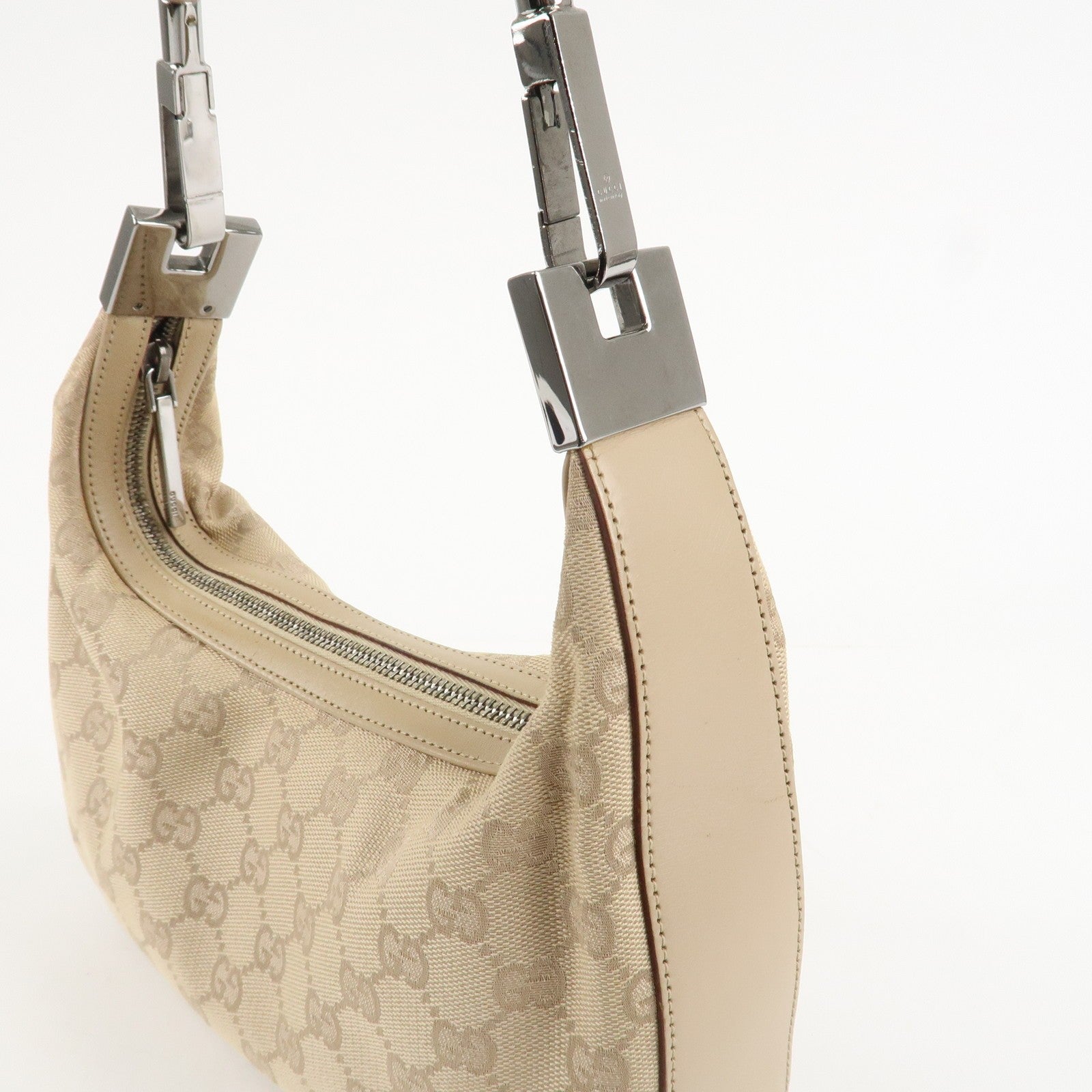 Gucci Shoulder Bag - Beige, Canvas 