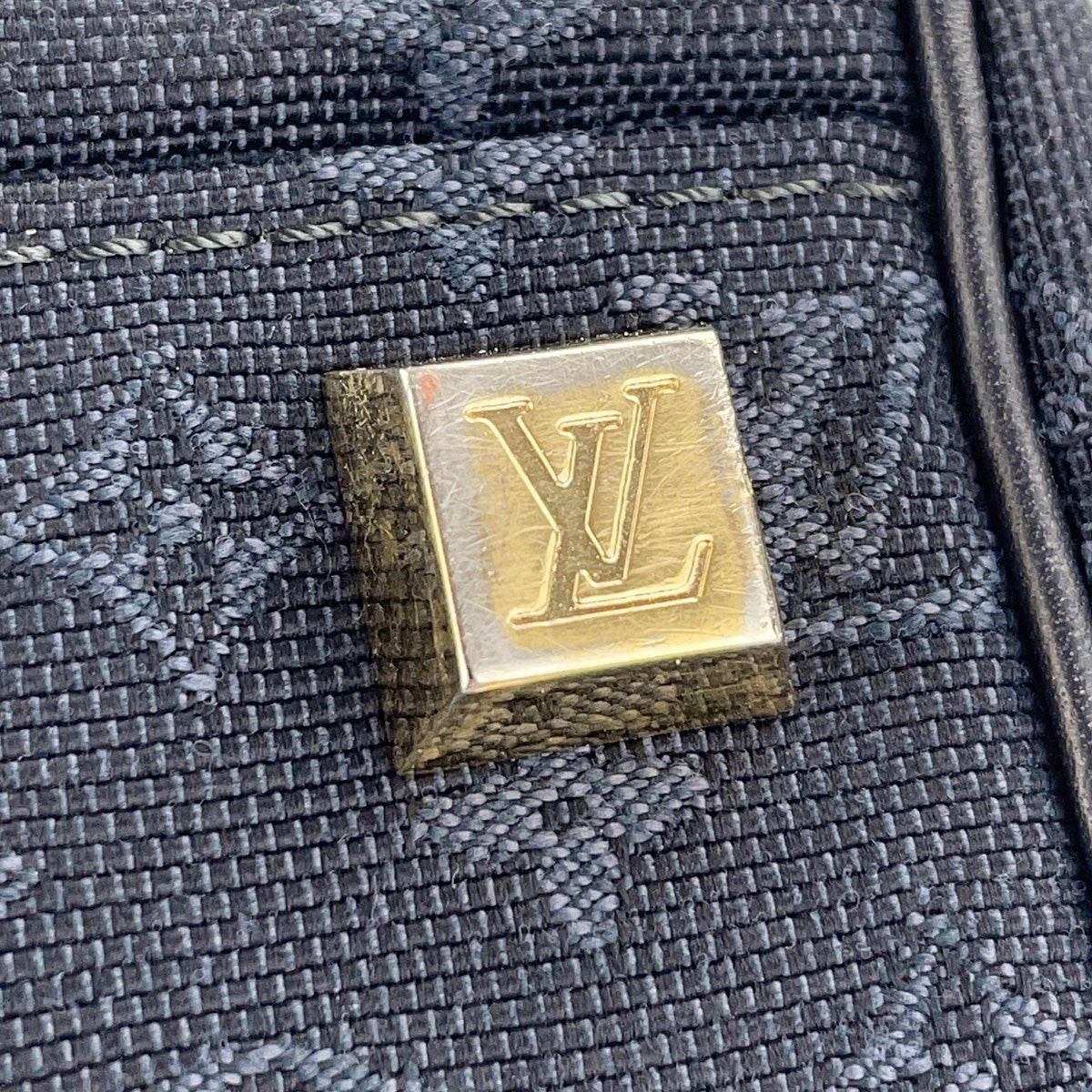 Louis Vuitton Josephine PM Handbag - Navy, Canvas