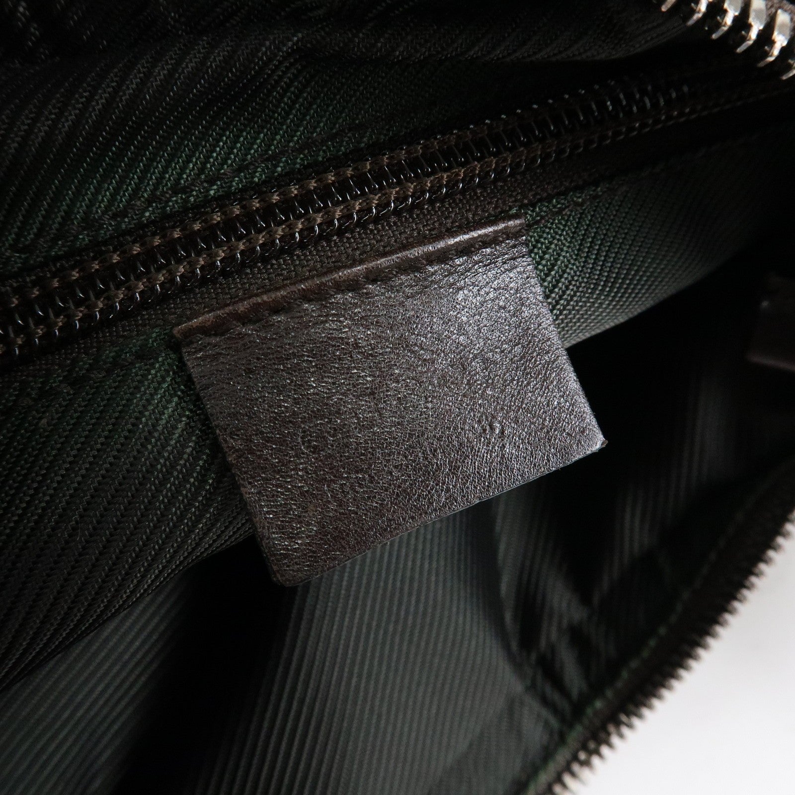 Gucci Shoulder Bag - Dark Brown, Denim, Leather
