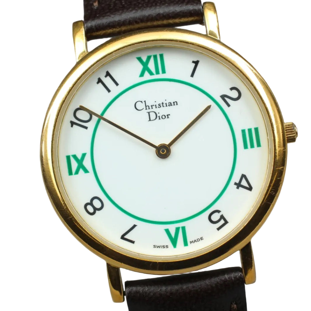 Christian Dior 3059 Wristwatch - White, Stainless Steel