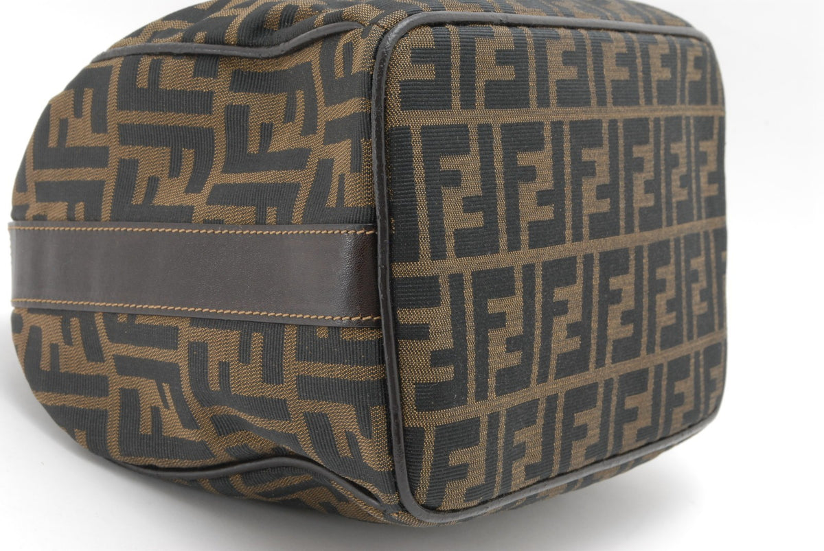 Fendi Zucca Large Vanity Bag - Brown, Canvas