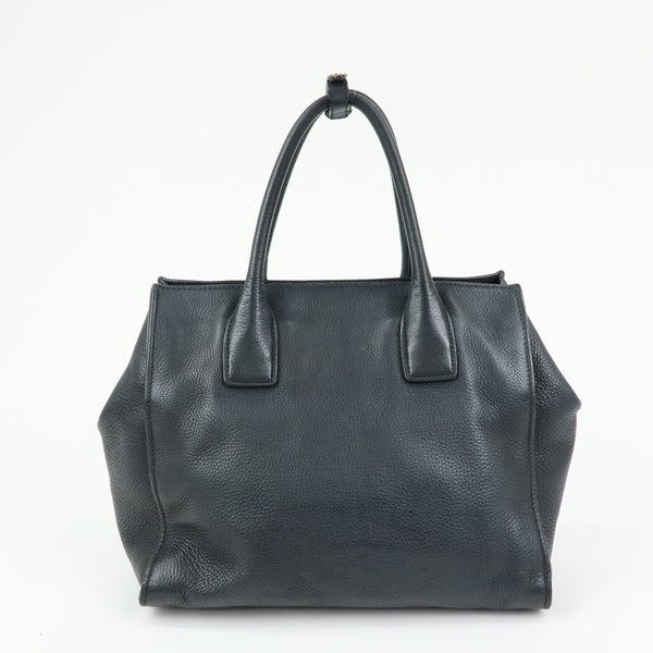 Prada 2way Bag Handbag - Black, Calf Leather