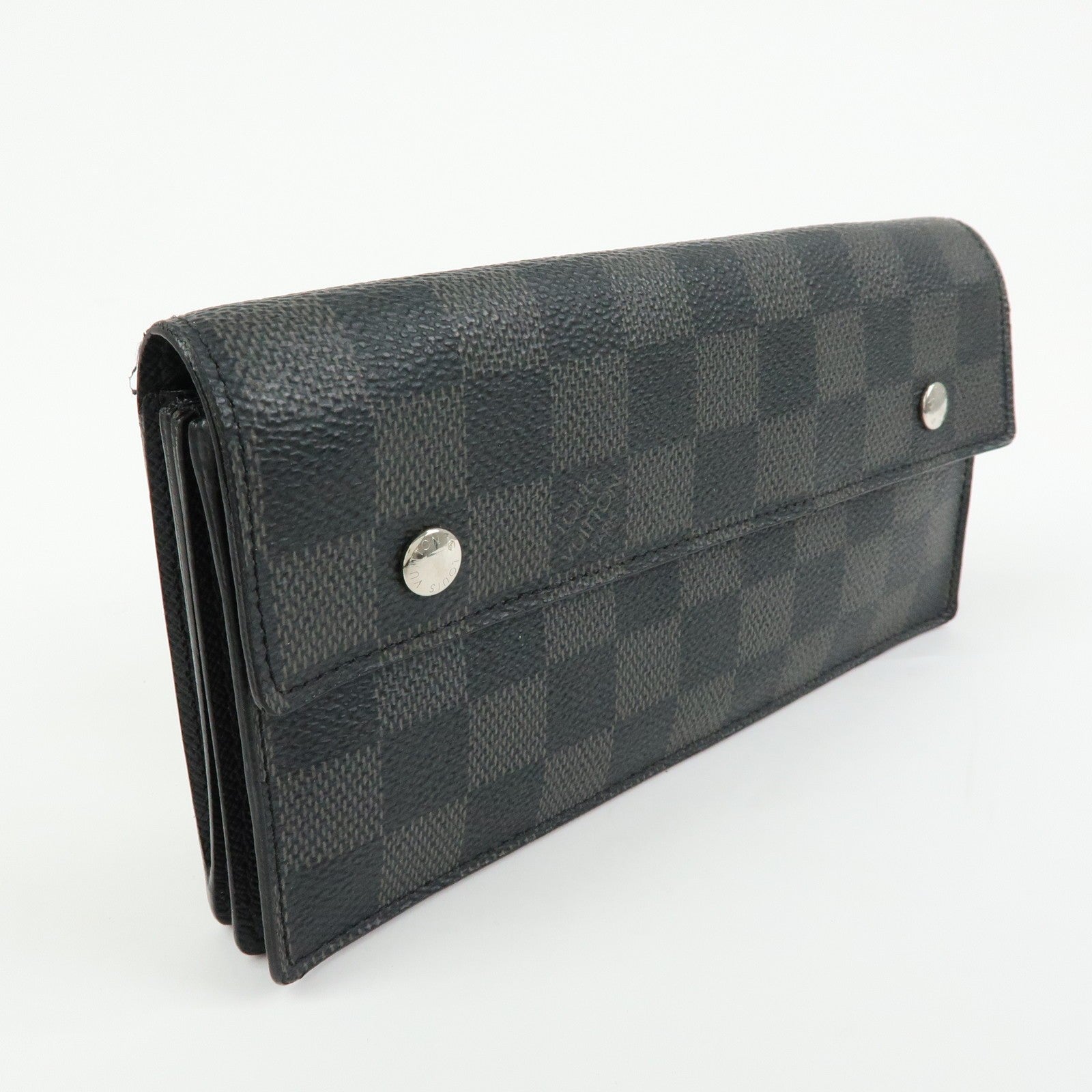Louis Vuitton Portefeuille Accordion Wallet - Damier Graphite, Damier Canvas