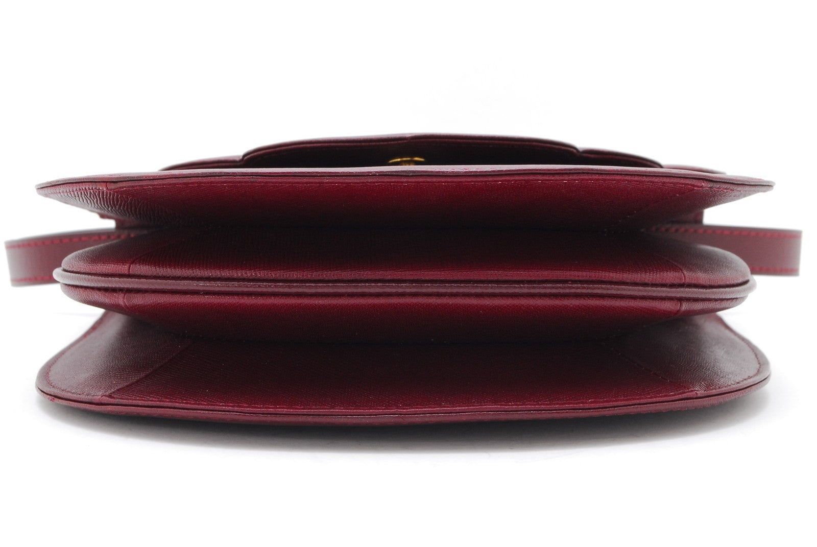Saint Laurent Yves Shoulder Bag - Red Bordeaux, Leather