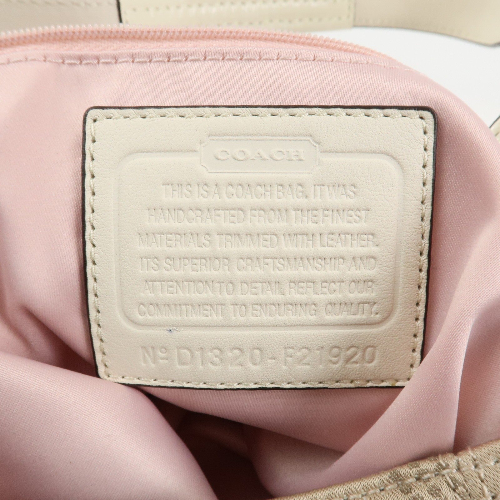 Coach Dot Op Art Hobo Handbag - Beige, Canvas