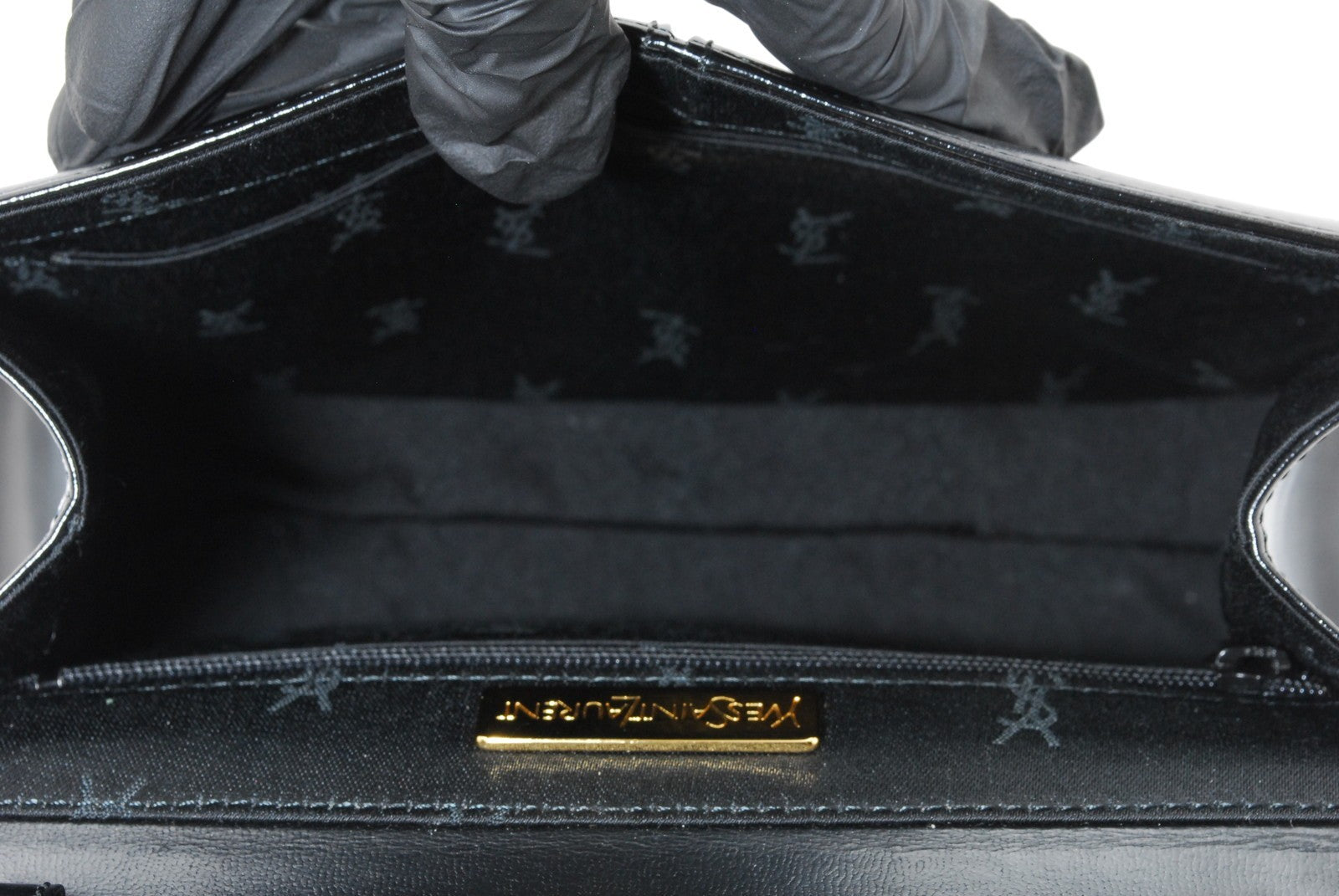 Yves Saint Laurent Vintage Top Handle Handbag - Black, Leather