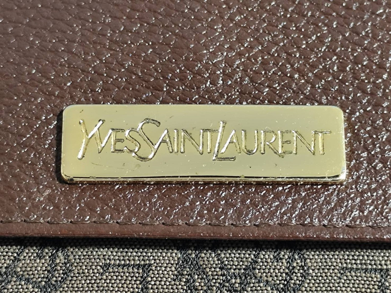 Saint Laurent Vintage Leather Shoulder Cross Body Bag - Brown, Leather