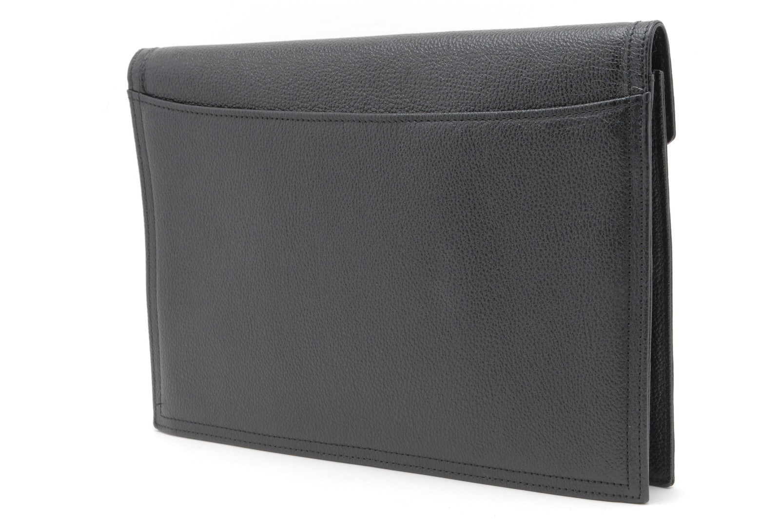 Yves Saint Laurent Envelope Clutch - Black, Leather